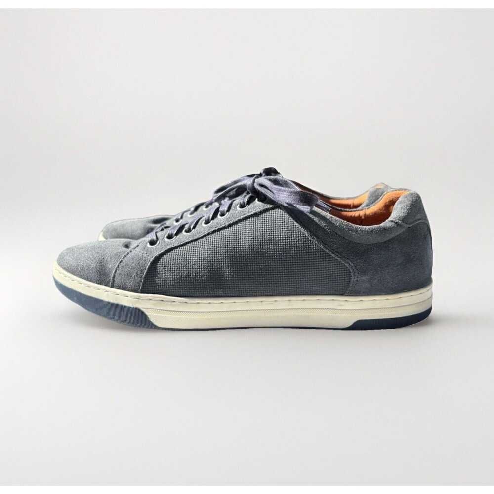 Johnston & Murphy Men’s Navy Leather Lace-Up Sneakers – Size 10 M